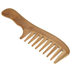 Handmade Wooden Sandalwood Wide Tooth Wood Comb