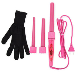 3 Parts Clip Iron Hair Curler Set