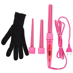 3 Parts Clip Iron Hair Curler Set