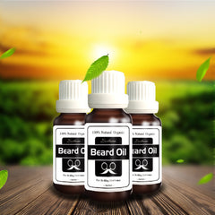100% Natural Beard Oil + Beard Wax Balm Organic Beard Conditioner