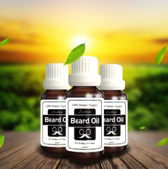 100% Natural Beard Oil + Beard Wax Balm Organic Beard Conditioner