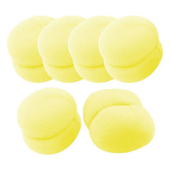 Orange Yellow Balls Soft Sponge Hair Care Curler