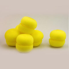 Orange Yellow Balls Soft Sponge Hair Care Curler