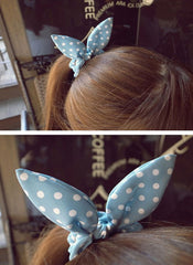 Hair Braid Polka Fabric Dot Trip Care Hair Bands
