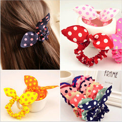 Hair Braid Polka Fabric Dot Trip Care Hair Bands