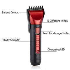 5in1 Men Hair Clipper Electric Shaver Beard Trimmer