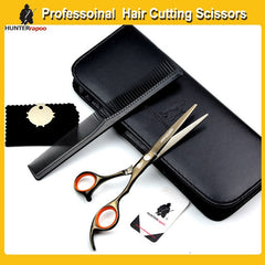 Japanese Black Steel Professional 6 Inch Hair Dressing Scissors