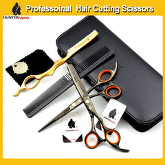 Japanese Black Steel Professional 6 Inch Hair Dressing Scissors
