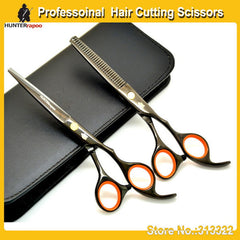 Japanese Black Steel Professional 6 Inch Hair Dressing Scissors