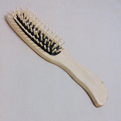 Wooden Hair Vent Paddle Brush Massage Antistatic Comb