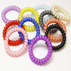 Telephone Wire Line Cord Elastic Ring Ponytail