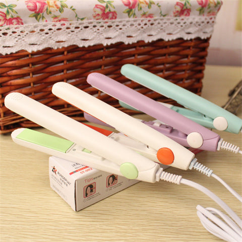 Mini Electronic Styling Tools Fast Hair Straightener
